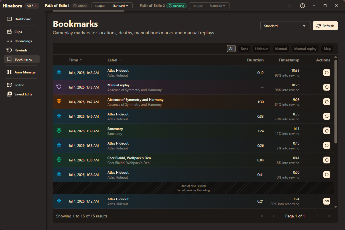 Hinekora screenshot