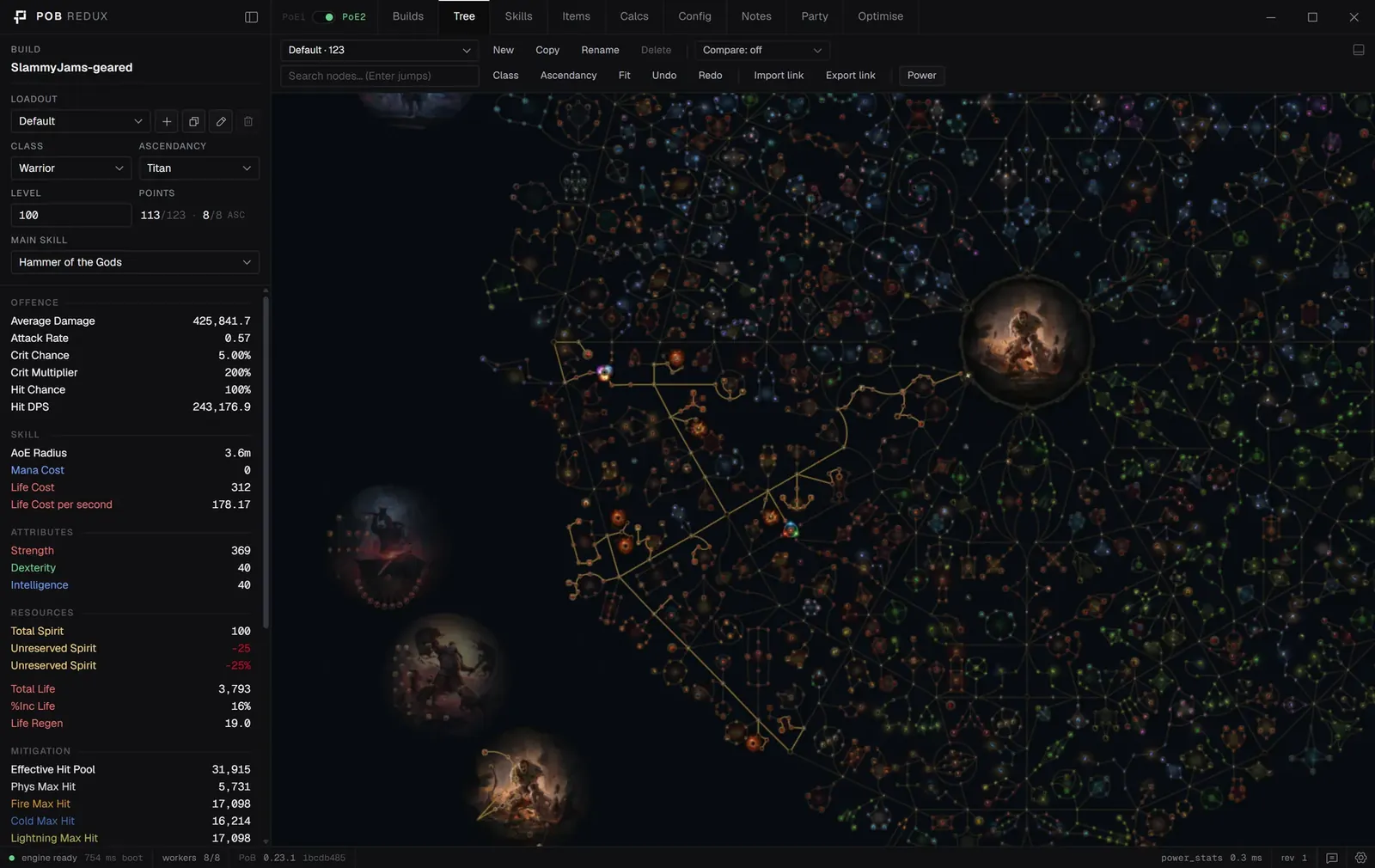 PoB Redux screenshot