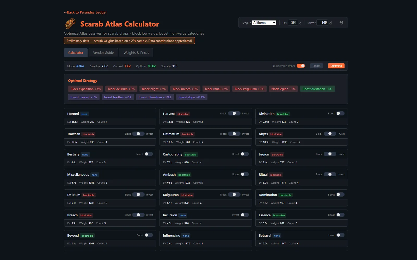 Perandus Ledger screenshot