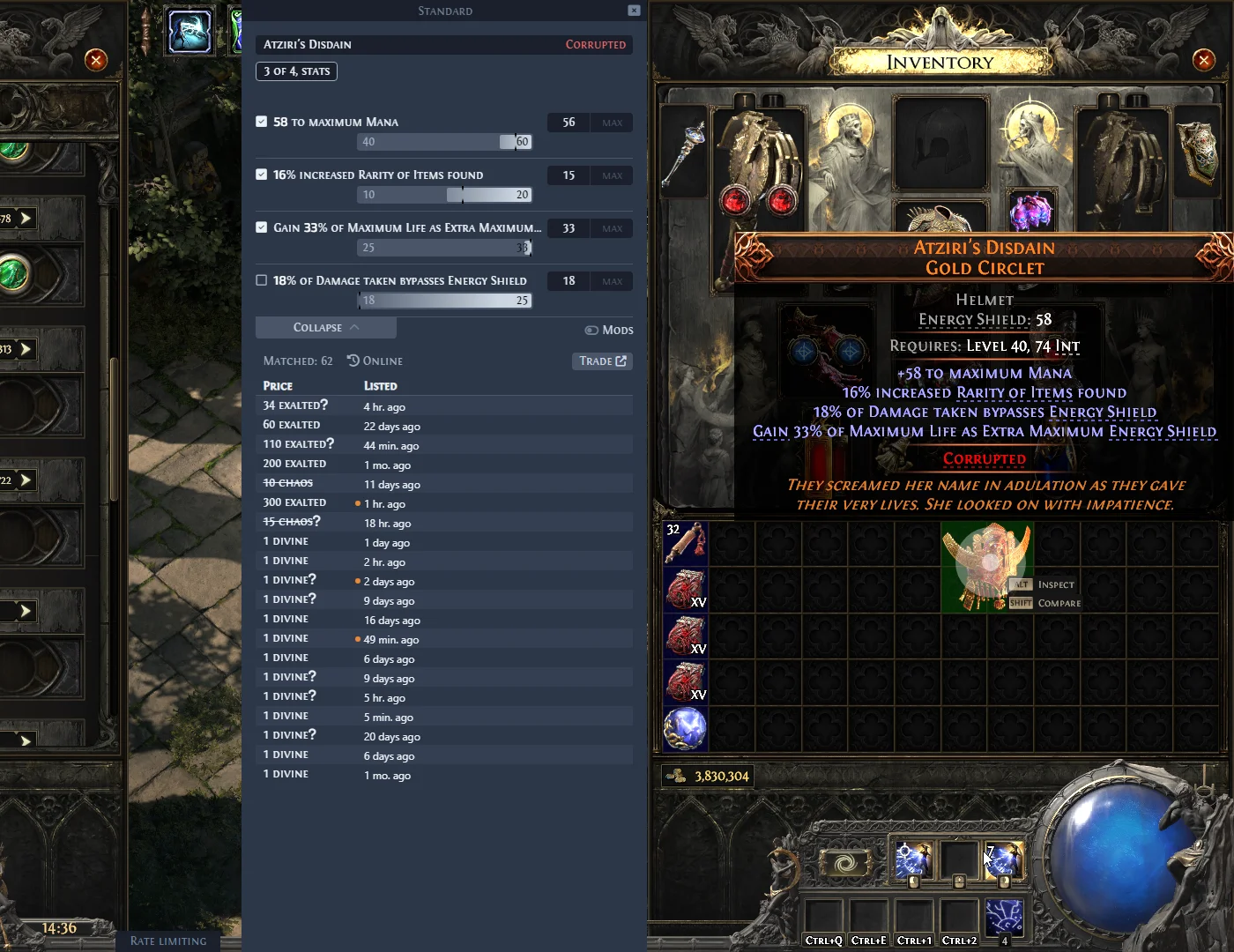 Exiled Exchange 2 screenshot